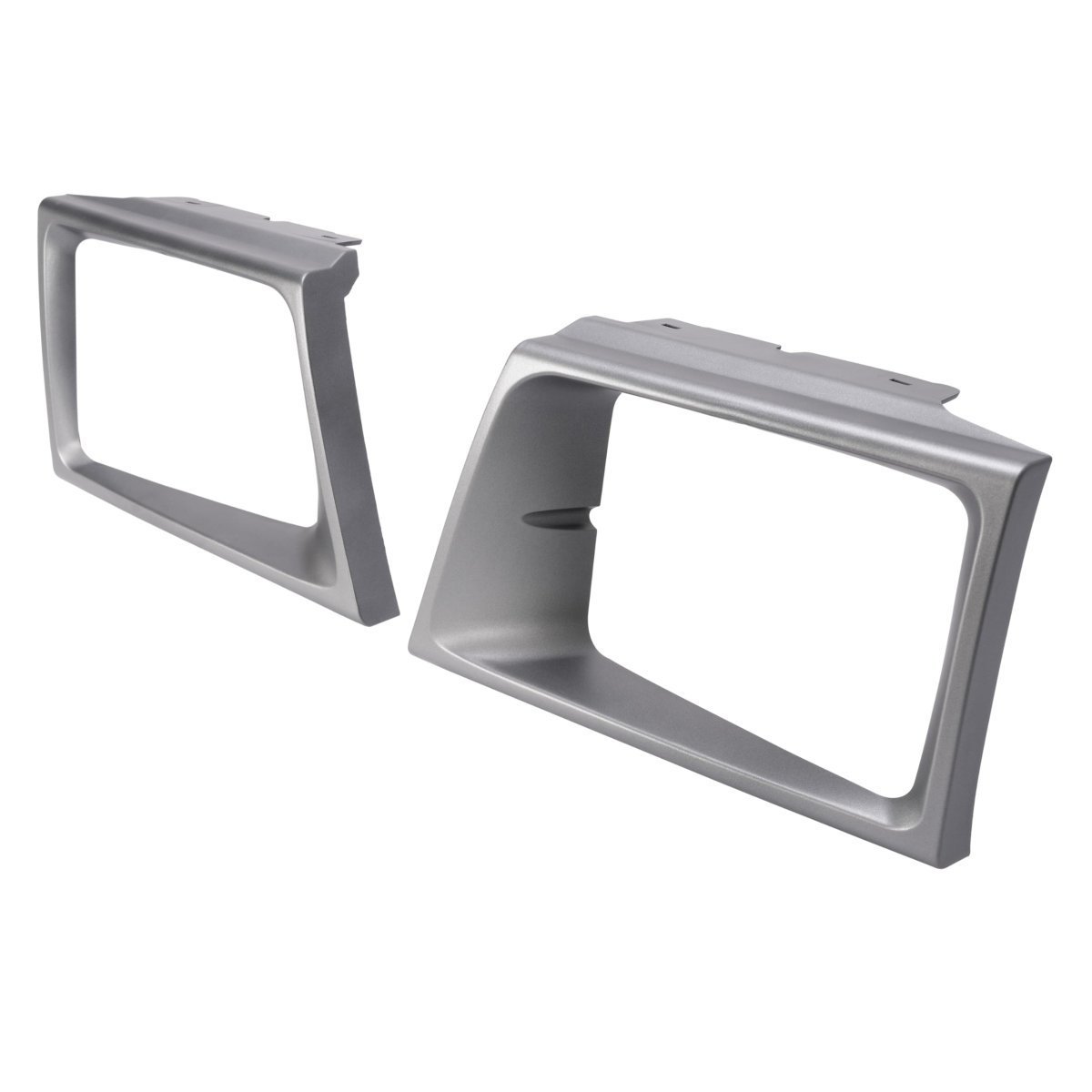 Hecasa Headlight Bezel For 1997-2002 Ford E-150 E-250 E-350 Econoline Fo2512158 Fo2513158 F7uz13052aaa F7uz13064aaa Headlamp