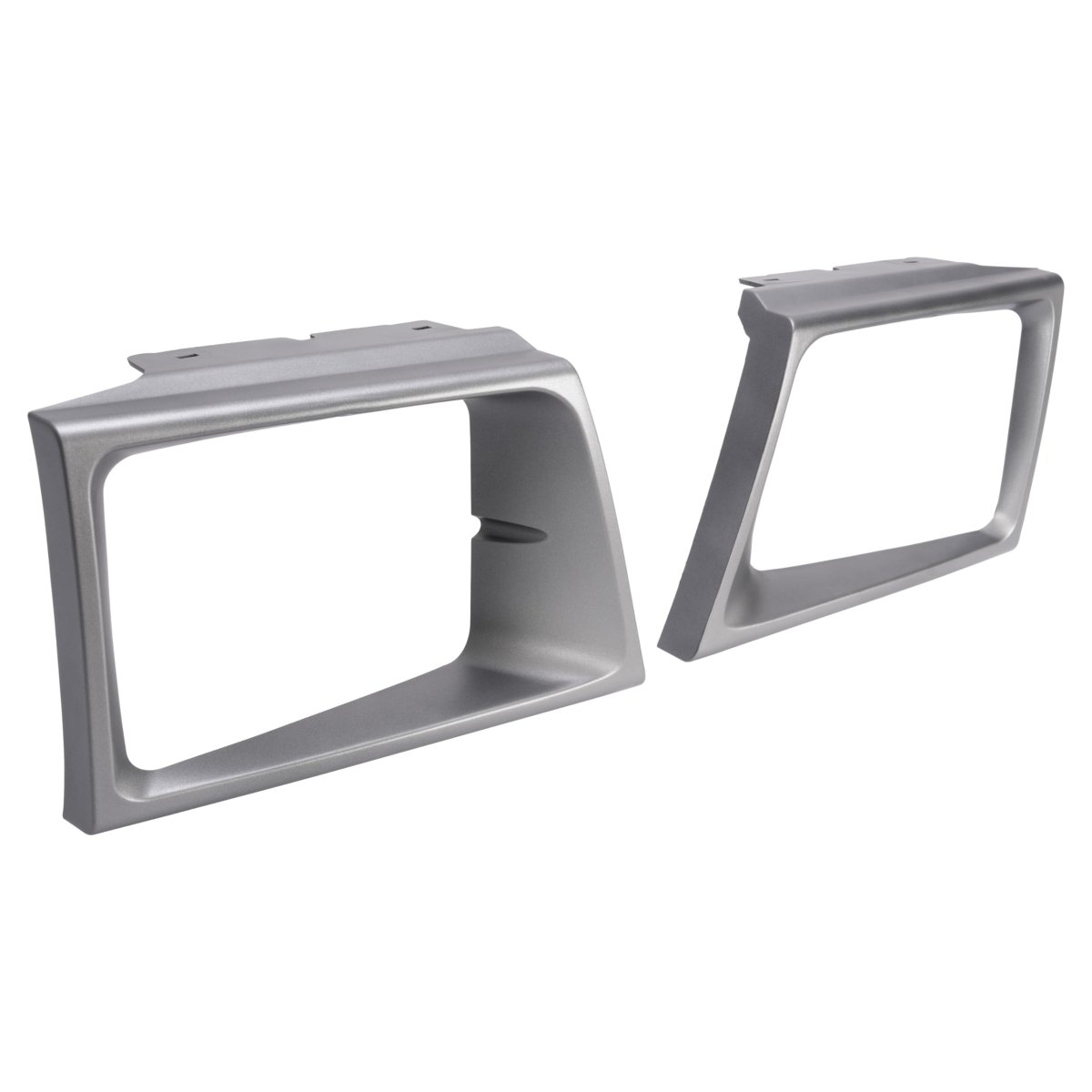 Hecasa Headlight Bezel For 1997-2002 Ford E-150 E-250 E-350 Econoline Fo2512158 Fo2513158 F7uz13052aaa F7uz13064aaa Headlamp