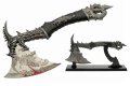 13 5a Decorative Fantasy Underworld Dragon Hatchet Collectora S Axe With Display Stand 