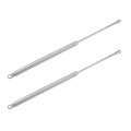 2 Pcs 20 Inch 100ib 445n Silver Tone Lift Supports Struts Shocks Gas Spring Universal For Rv Car Truck Boat Window Cabinet Door 