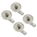 4pcs Air Conditioner Drain Hose Connector Elbow Fitting With Rubber Ring For Mini-split Units And Window Ac Unit 25mm White 