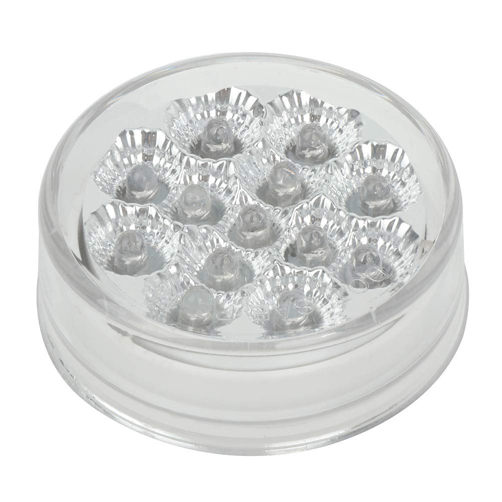 6 Pack 2 5in Round Led Marker Lights 13 Amber Side Trailer Universal Waterproof Clearance For Truck Bus Van Boat Lorry