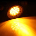 6 Pack 2 5in Round Led Marker Lights 13 Amber Side Trailer Universal Waterproof Clearance For Truck Bus Van Boat Lorry