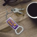 Graphics More Stand Up And Roar Lsu Tigers Football Keychain Rectangle Chrome Plated Metal Bottle Cap Opener