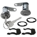 Door Lock Cylinder Set With Keys For Ford Truck And Bronco 1980 To 1991 Dl15900 Dp-42-102 Front Left Right Switch Kit 