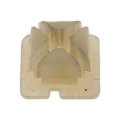 License Plate Retainer Nylon White Number 8 By 1 2 Size Alx-pau-rb-395-051-cl360a50 Front Vehicle Specific Fit Replacement Part 