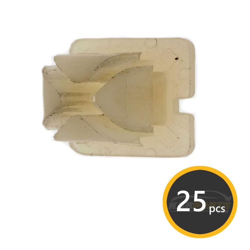License Plate Retainer Nylon White Number 8 By 1 2 Size Alx-pau-rb-395-051-cl360a50 Front Vehicle Specific Fit Replacement Part