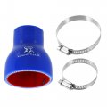 X Autohaux 38-63mm 1 50 -2 48 Id Straight Silicone Reducer Hose Coupler Intercooler Tube For Car Intake Piping