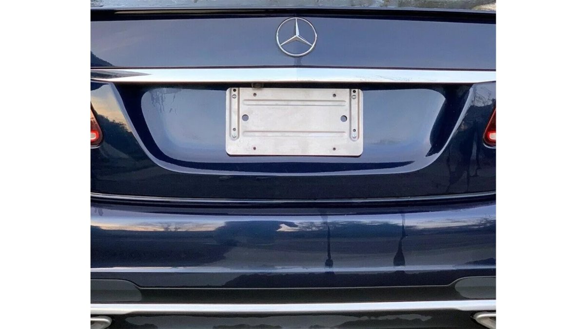 Rear Bumper License Plate Tag Holder Set Bracket For Mercedes-benz B-class B180 B200 B250 B250e 2006a 2019 A Stainless Steel