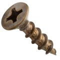 Centerline 4 X 5 8 Flat Head Phillips Cabinet Hardware Mounting Screws Antique Brass Plated 100-pack 