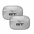 Ipick Image For Ford Mustang Gt Universal Fit 28 W X 24 L Dual Panels Easy Folding Windshield Sun Shade