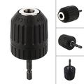 1 4 Inch Hex Shank Keyless Drill Chuck 0 8-10mm 3 8-24unf Drive Accessory