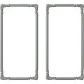 Ekena Millwork Pmlkas24x48b 24 W X 48 H Ashford Moulding Kit Double Panel Primed White 