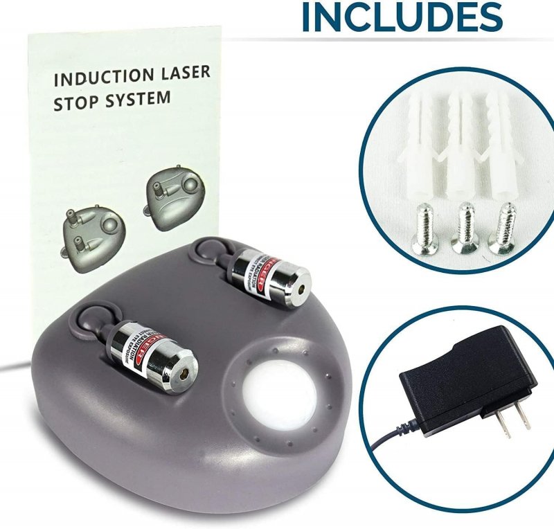 Zone Tech Garage Parking Assist Dual Laser Guide 4 Pack- High-tech Professional 360 A Degree Adjustable To Wider Angles Sensor
