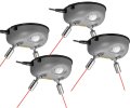 Zone Tech Garage Parking Assist Dual Laser Guide 4 Pack- High-tech Professional 360 A Degree Adjustable To Wider Angles Sensor 