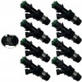 Set 8 42lbs 3bar Fuel Injectors 253180 Fits 2001-2006 Replacement For Chevrolet Silverado 2500 Hd 8 1l