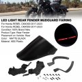 Topteng Led Light Rear Fender Mudguard Fairing For Honda Rebel Cmx300 2017-2023 Cmx500