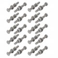 Uxcell 20pcs 304 Stainless Steel M4x30mm Hex Bolts W Nuts And Washers Assortment Kit