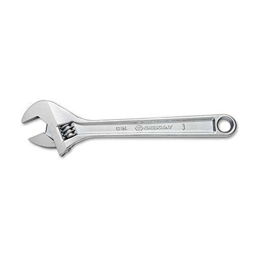 Crescent Ac212vs Adjustable Wrench Plated Finish 12 Inch