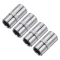 4 Pcs 1 4-inch Drive 7mm 6-point Shallow Socket Metric Steel With Chrome Plated 