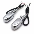 Httmt Mt303-011- Aluminum 10mm Stalk Motorcycle Turn Signal Blinker Lights Compatible With Universal Bike