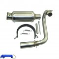 Tc-motor Stainless Steel Exhaust Pipe With Removable Silencer For Honda Z50 Monkey Bike Mini Trail 50cc 70cc 90cc 110cc 125cc