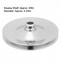 V Belt Pulley Single Groove Power Steering 5 8in Keyway Shaft 8948 Replacement For Chevy Pumps
