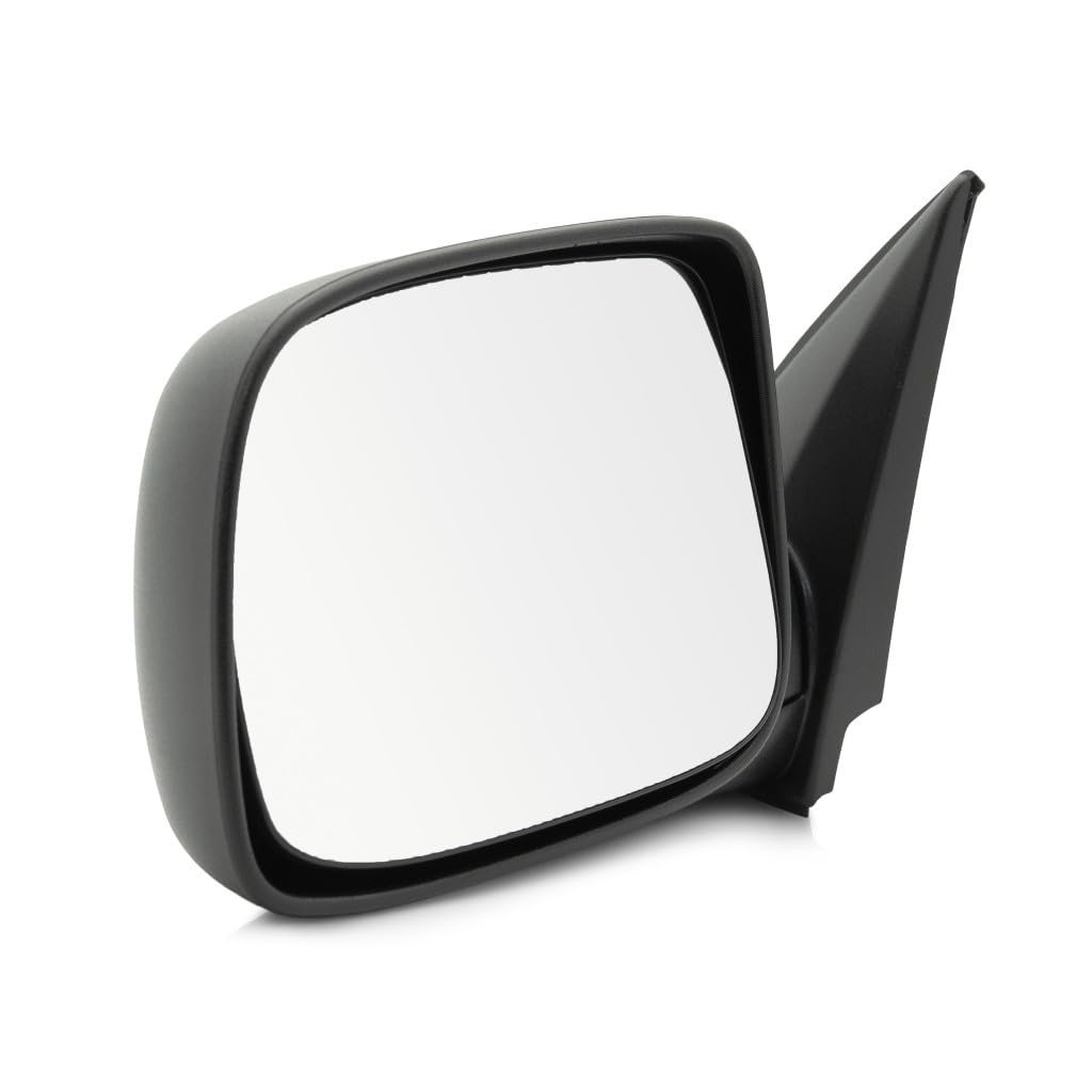 Chevy Colorado 2009 2010 2011 Door Mirror Driver Side Manual Non Heated Standard Crew Extended Cab Textured Black Replacement