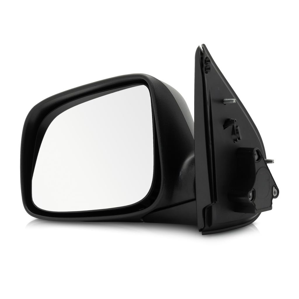 Chevy Colorado 2009 2010 2011 Door Mirror Driver Side Manual Non Heated Standard Crew Extended Cab Textured Black Replacement