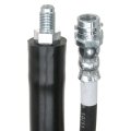 Front Brake Hydraulic Hose For Mercedes Benz S55 Amg S600 2001 2006 Black Corrosion Resistant Steel External Thread 16 In