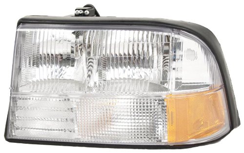 Partslink Number GM2502263 OE Replacement Chevrolet Driver Side Headlight Assembly Composite