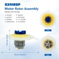 524185p 524307p 525884 Motor Rotor Assembly Dishwasher Drawer Pump For Ds601 Ds601i Ds601v2 Ds601v2i Ds602 Ds602i Ds603 Ds603b