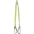 V Bridle Tow Straps With Snap Hooks 2 In X 6 Ft Recovery Strap For Rollback And Car Hauler 10000 Lbs Breaking Strength Red Pro 