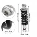 X Autohaux Rear Shock Absorber 190mm 1500lbs Damper For Gas Scooter Electric Bike Dirt 47cc 49cc Atv Quad Mini Pocket Silver