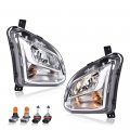 Fog Light W Signal For Chevy Equinox 2018 2019 2020 Clear Lens Driver Passenger Side Lamps 84226249 84226250 Gm2592323 