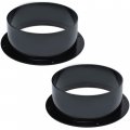 Duct Connector Flange 6 Inch 2 Pack By Wadoy Abs Quality Heating Cooling Ventilation System  Air Conditioner Exhaust Hose Wall 