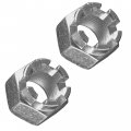 Caltric 2 Rear Axel Nuts For Kawasaki 42045-018 92015-1441 