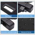 Uxcell Retractable Cargo Cover For Subaru Forester 2012-2018 Electric Trunk Waterproof Non Slip Suv Rear Shielding Shade Black