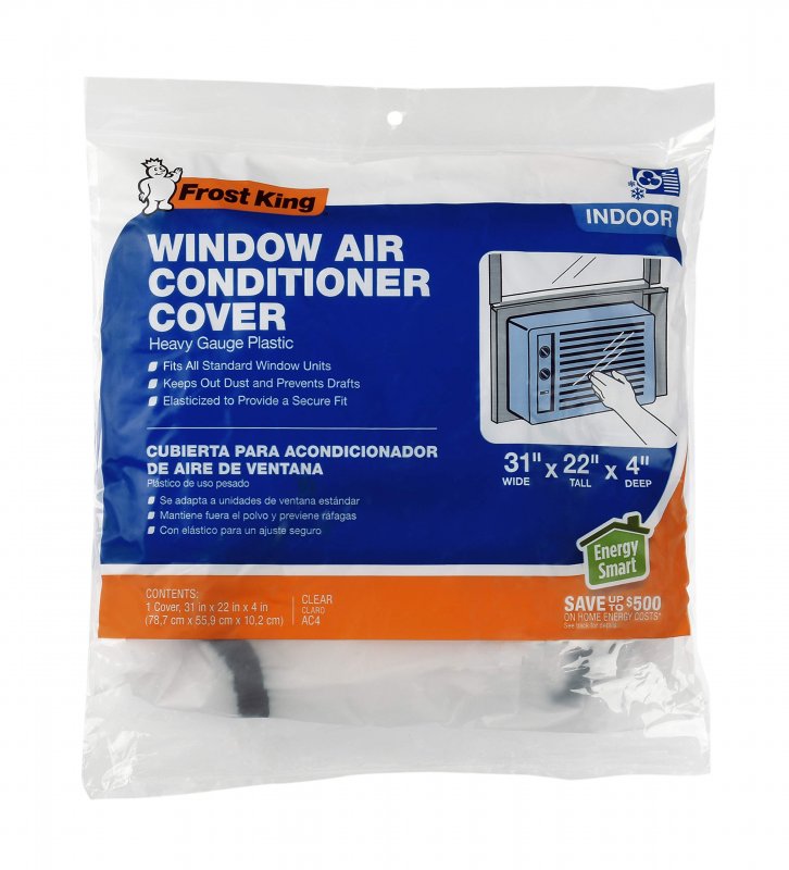 Frost King Inside Window Air Conditioner Cover 1 Silver