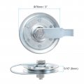 Uxcell 2 Set Garage Door Pulley 76mm 3 Inch Od Cable For System Silver Tone