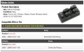 Front Left Driver Side Window Switch 5 Button Compatible With 2005-2008 Ford F-150 Extended Cab Pickup