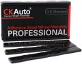 Adhesive Stick On Wheel Weights 1 2 Oz Ultra Slim Low Profile Black 120 Pieces 60 Total For Cars Trucks Suvs And Motorcycles 