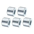 5 Pcs Galvanized Steel Spacer 3 8 Bore X 4 Od 1 2 Length Unthreaded Standoff Bushing Plain Finish Round Metal Fits M12 Screws 