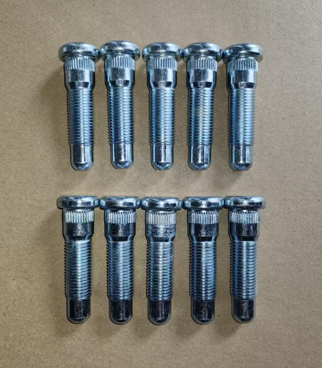 10pcs Serrated Wheel Stud Bolts 610-434 M14x1 50 16mm Knurl 58mm Length Replacement For Gmc Chevrolet Silverado 1500 Traverse