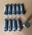 10pcs Serrated Wheel Stud Bolts 610-434 M14x1 50 16mm Knurl 58mm Length Replacement For Gmc Chevrolet Silverado 1500 Traverse