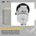 Ocpty Air Conditioning Compressor Co 295c For Chevrolet Colorado Gmc Canyon Hummer H3 T Isuzu I-280 I-290 I50 I-370 2 8l 2 9l 3