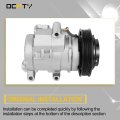 Ocpty Air Conditioning Compressor Co 295c For Chevrolet Colorado Gmc Canyon Hummer H3 T Isuzu I-280 I-290 I50 I-370 2 8l 2 9l 3