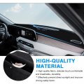 Autorder Custom Fit For Dashboard Mat Cover Hyundai Palisade 2020 2021 2022 2023 Accessories Dash Nonslip Protector Sunshade No