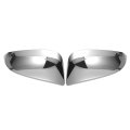 Pair Car Rear View Driver Passenger Side Mirror Cover Cap Replacement Chrome Plated For Toyota Hilux 2015-2020 Guard Covers 