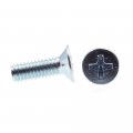 Prime-line Machine Screws Metric Flat Head Phillips Drive M4-0 7 X 12mm Zinc 25 Pack
